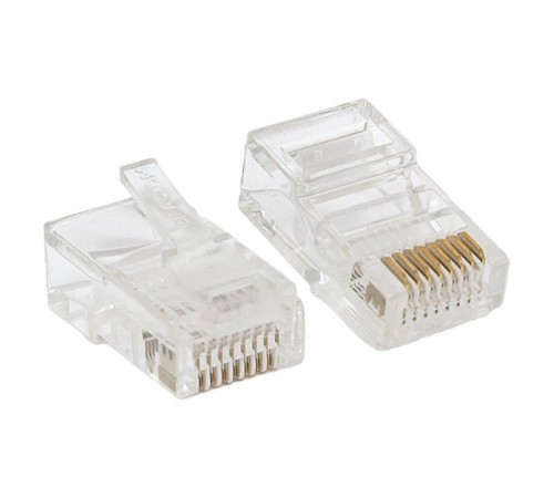 Коннектор RJ45 (8P8C) кат.5E неэкранир. 30мкд универс. (уп.10шт) TERACOM PRO EKF TRP-PLUG-5EUTP-10 Коннектор RJ45 (8P8C) кат.5E неэкранир. 30мкд универс. (уп.10шт) TERACOM PRO EKF TRP-PLUG-5EUTP-10